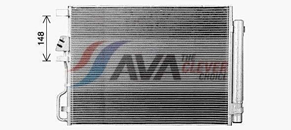 Купити HY5469D AVA Радіатор системи охолодження кондиціонера